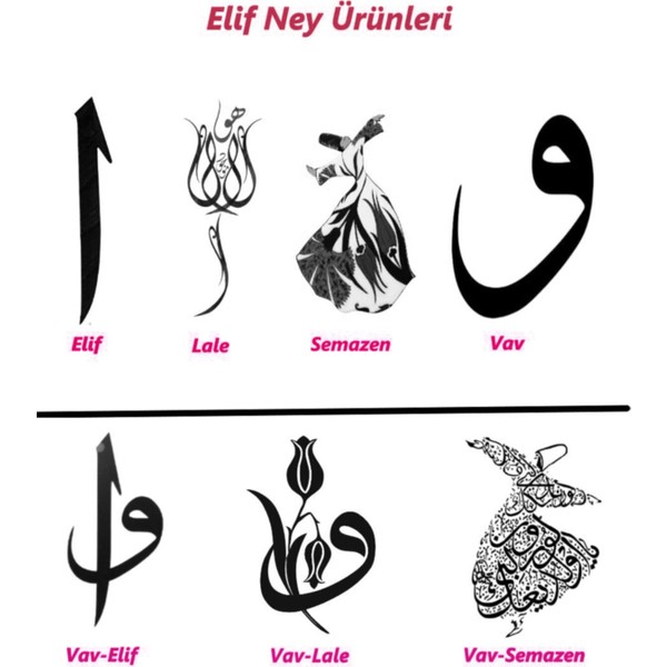 Elif Ney Lale Serisi Yıldız (Do) Sağ El Üstte -