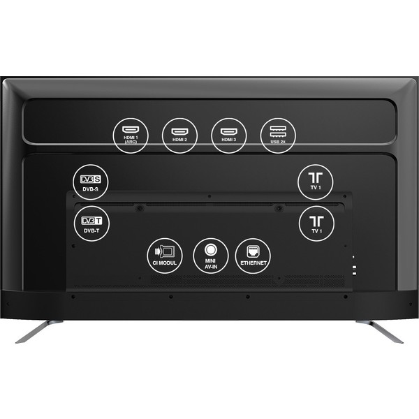 Nextstar Ye-55Idg11 55" 140 Ekran Uydu Alıcılı 4K Ultra Hd Google Smart Miniled