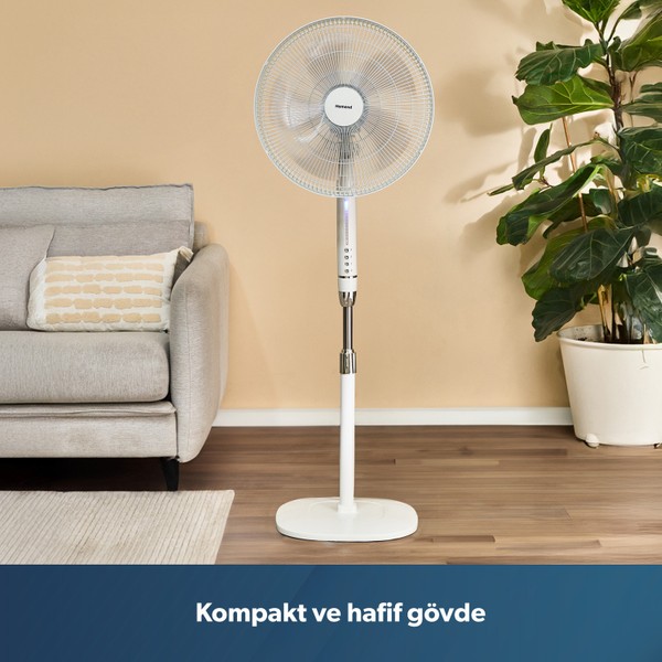 Homend Fanomen 9010H Hız Ve Açı Ayarlı Döner Başlıklı Ayaklı Vantilatör