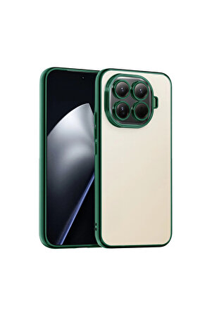 Evimdeyokyok Xiaomi Mi 15T Pro Razer Lensli Silikon - Yeşil