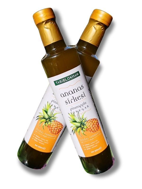 Tabib Lokman Ananas Sirkesi 500 Ml Doğal Fermantasyon - 2 Adet