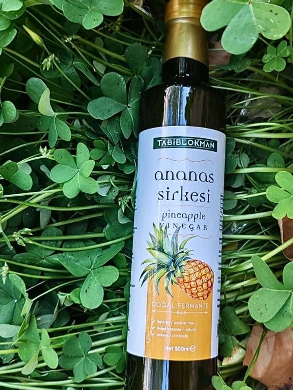 Tabib Lokman Ananas Sirkesi 500 Ml Detox Doğal Fermantasyon
