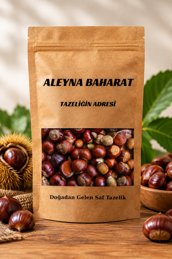 Aleyna Baharat 1 Kg Tane At Kestanesi - Katkısız & Doğal