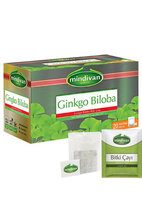 Mindivan Kumraldede Bakkal Ginkgo Biloba Çayı 20 Li Premium Süzen Poşet