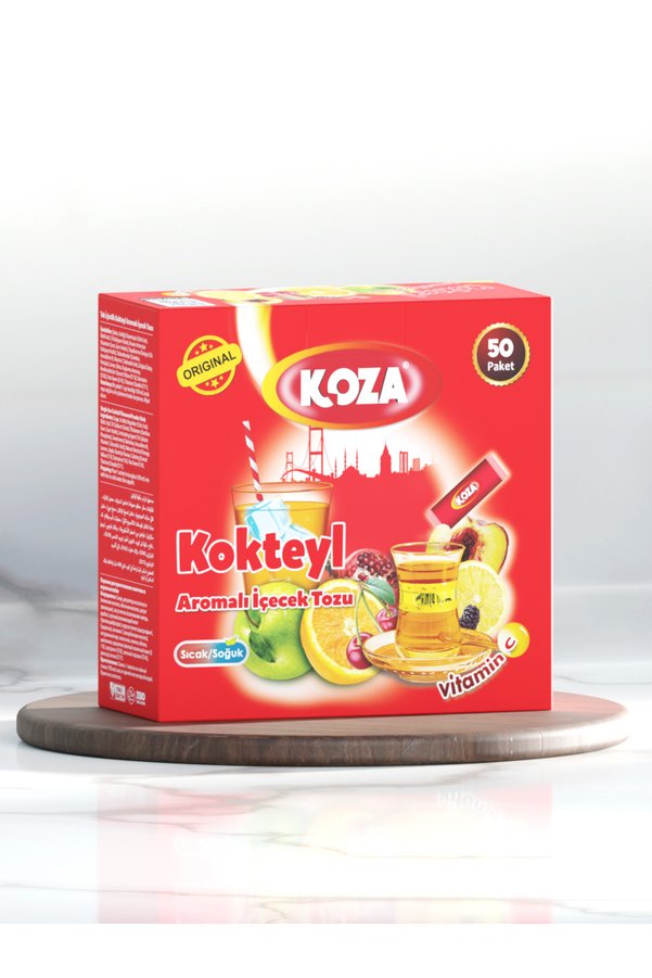 Koza Tek Içimlik Kokteyl Aro. Içecek Tozu (50 Stick)