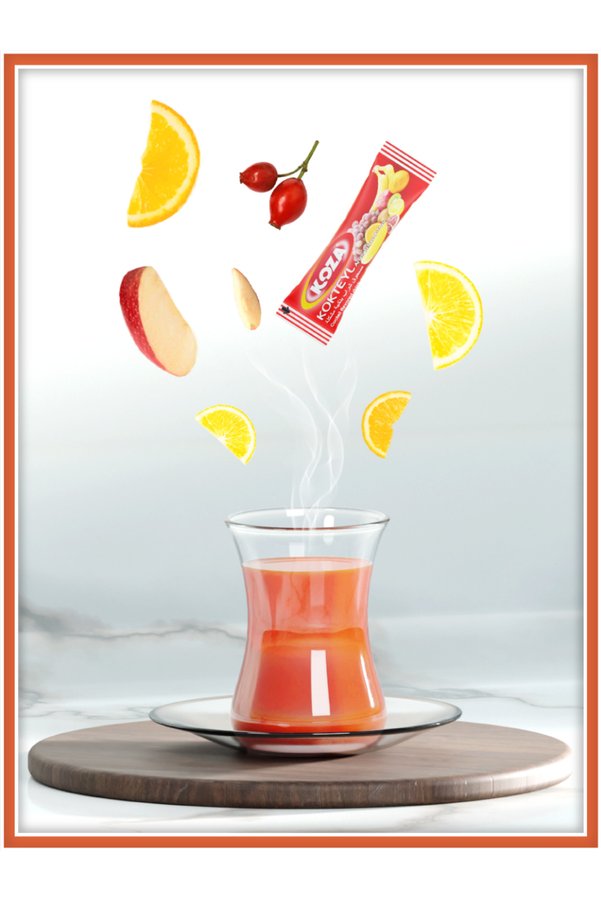 Koza Tek Içimlik Kokteyl Aro. Içecek Tozu (50 Stick)