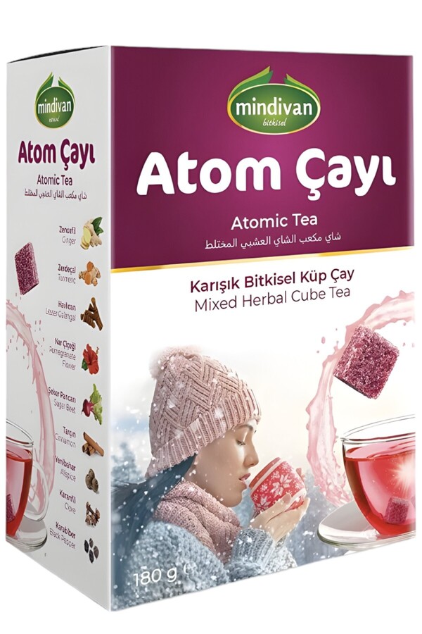 Mindivan Atom Küp Şeklinde Kış Çayı 180G