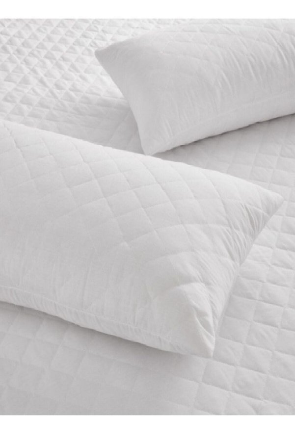 Taşçı 2 Adet Kapitoneli Yastık Kılıfı Alez 50X70 Cm Yastık Koruyucu Alez