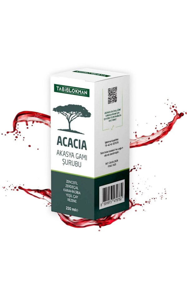 Aleyna Baharat Acacia Akasya Gamı Şurubu 230 Ml