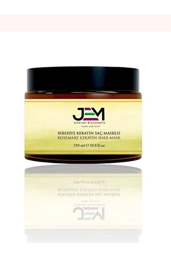 Jem Kozmetik Bitkisel Biberiye Saç Bakım Maskesi Keratin Biberiye Hair Mask