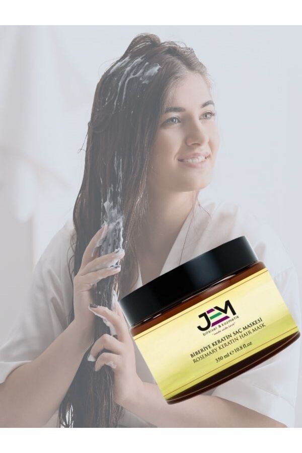 Jem Kozmetik Bitkisel Biberiye Saç Bakım Maskesi Keratin Biberiye Hair Mask