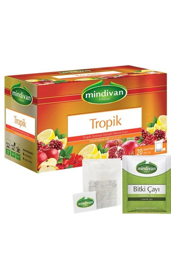 Mindivan Tropik Orman Meyveli Çayı 20 Li Bitki Çayı