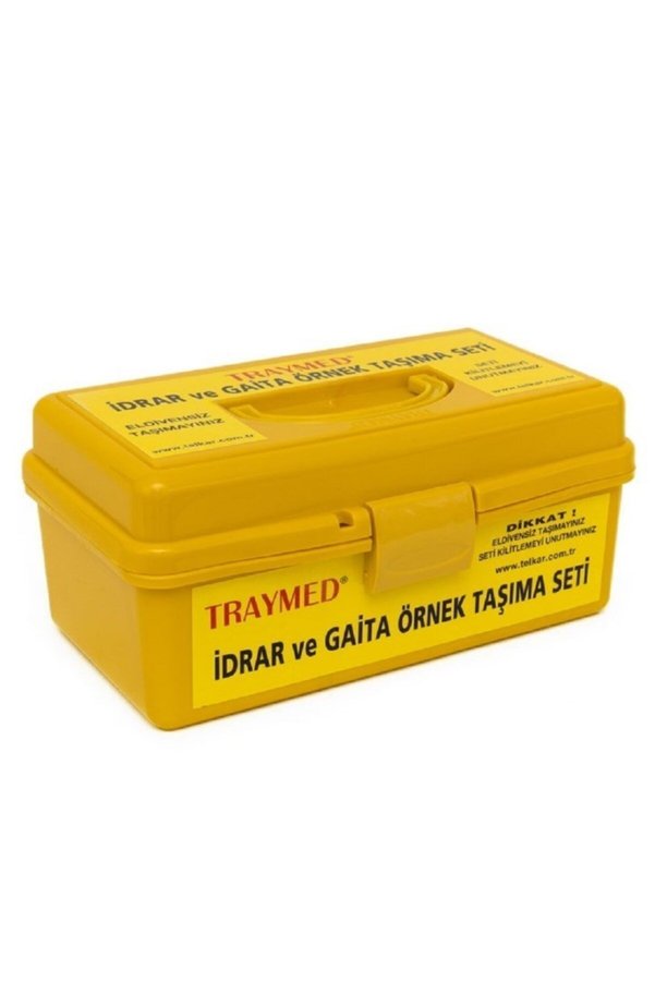 Traymed 1 Adet Idrar-Gaita Örnek Taşıma Çantası- Sarı