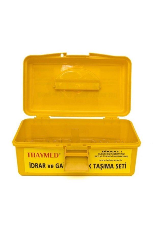 Traymed 1 Adet Idrar-Gaita Örnek Taşıma Çantası- Sarı