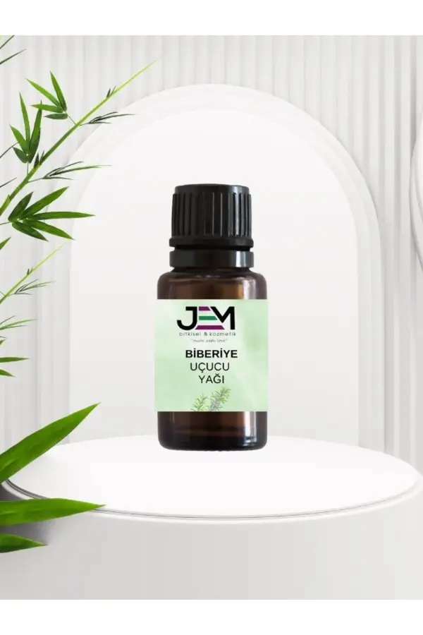 Jem Kozmetik Bitkisel Biberiye Yağı 10 Ml Biberiye Uçucu Yağ 2 Adet