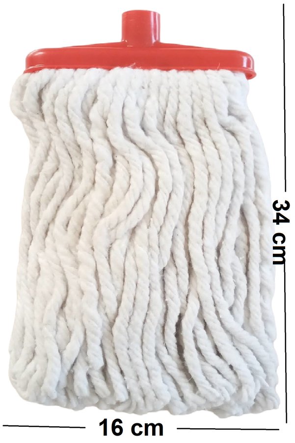 Mega Myclean Mega Geniş Mop Pamuklu Püskül Islak Paspas 330 Gr