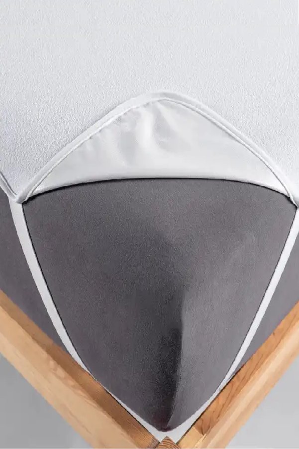Bebesi Sıvı Geçirmez Pamuk Alez Çarşaf 100X200 Cm Tek Kişilik Yatak Koruyucu Alez
