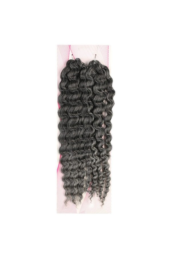 Ethab Ticaret Nice Bulk Afro Su Dalgası / Siyah / Gri Ombreli