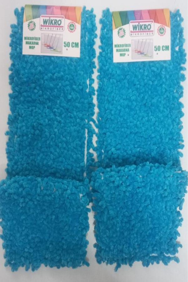 Wikro Wikro 3 Adet Mikrofiber Makarna Mop 50 Cm