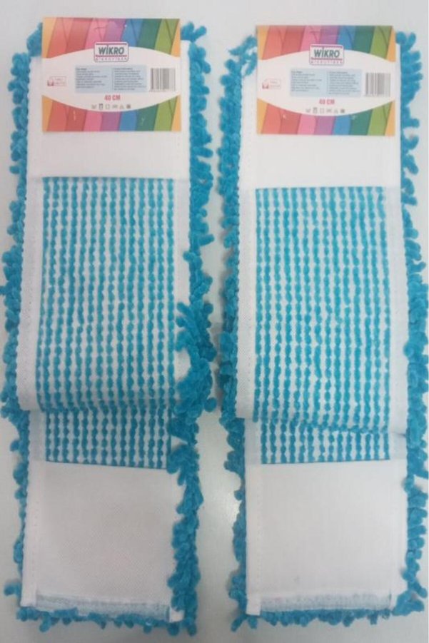 Wikro Wikro 3 Adet Mikrofiber Makarna Mop 50 Cm