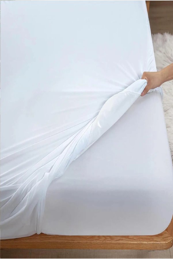 Mycey Alez Fitted 100X200+30 Cm Tek Kişilik Sıvı Geçirmez Pamuklu Yatak Koruyucu Alez