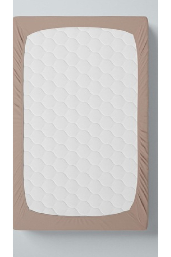 Bebesi Çift Kişilik Havlu Çarşaf Takımı Renk Açık Kahve 150X200 Cm