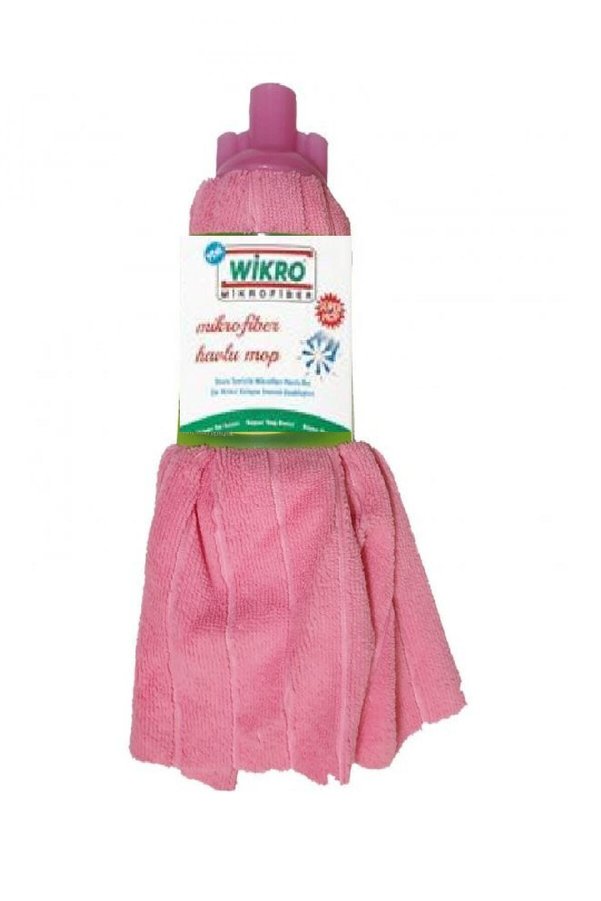 Wikro Wikro Mikrofiber Paspas Yedek Ucu Ve Ahşap Sapı Takım