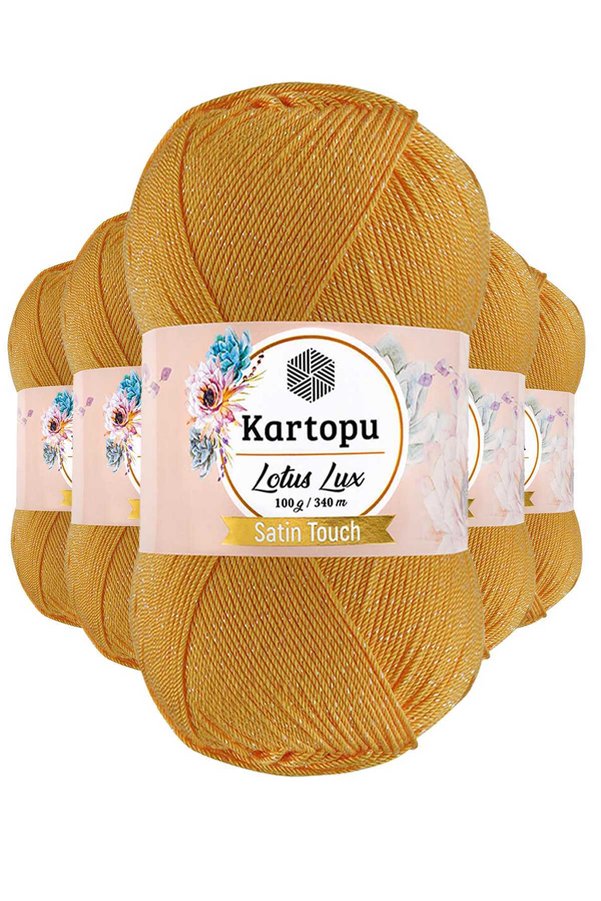 Nw Nessiworld 5 Adet Lotus Lux Bikini Büstiyer Bluz Simli Örgü İpi K318 Koyu Sarı
