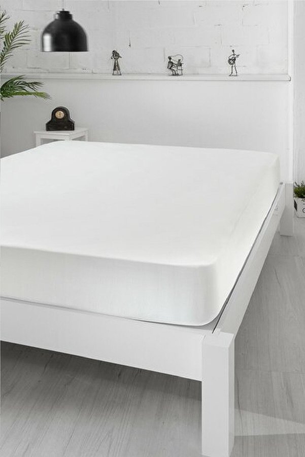 Mycey Çift Kişilik 160X200 30 Cm Fitted Pamuk Alez Sıvı Geçirmez Yatak Koruyucu Alez
