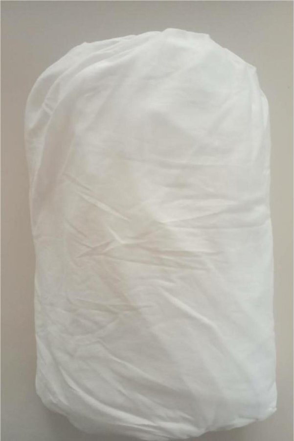 Altın Karma Jersey Penye Pamuklu 100X200 Cm Tek Kişilik Lastikli Çarşaf Beyaz