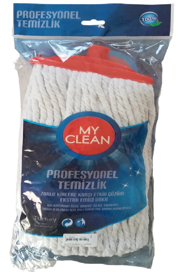 Mega Myclean Mega Geniş Mop Pamuklu Püskül Islak Paspas 330 Gr