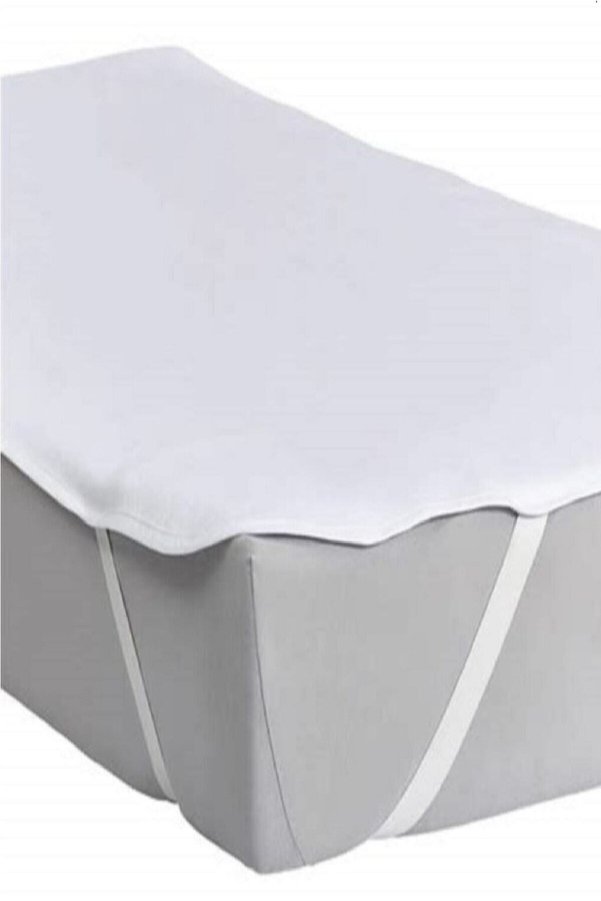 Bebesi Tek Kişilik Alezi 90X200 Cm Pamuk Kumaş Köşe Lastikli Yatak Koruyucu Alez
