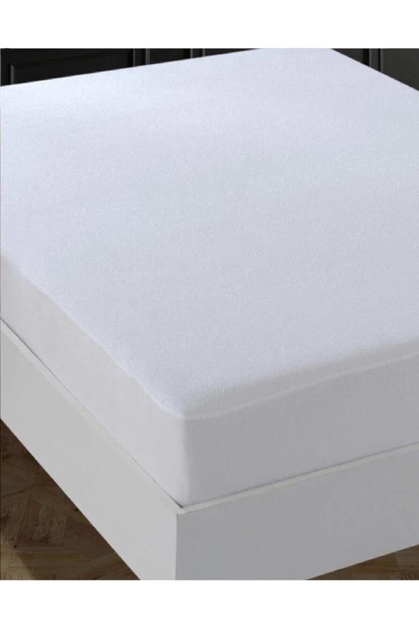 Bebesi Fitted Tek Kişilik Alez Pamuk 100X200 30 Cm Sıvı Geçirmez Yatak Koruyucu Alez