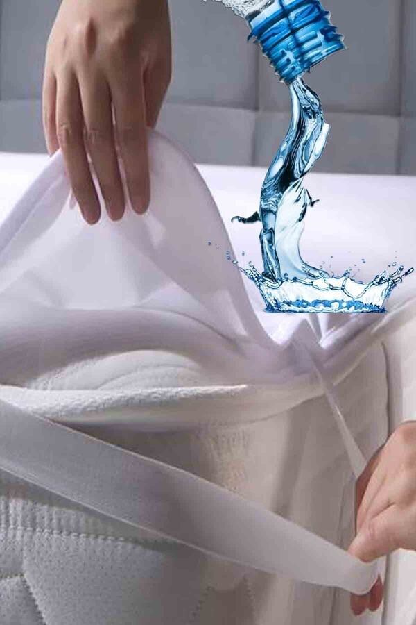 Altın Karma Sıvı Geçirmez Micro Alez 150X200 Cm Yatak Koruyucu Alez