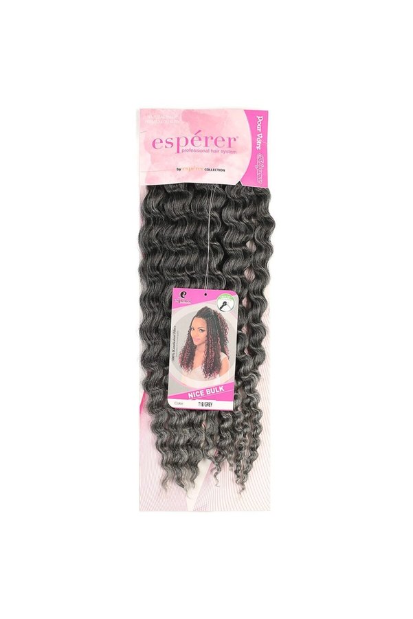 Ethab Ticaret Nice Bulk Afro Su Dalgası / Siyah / Gri Ombreli