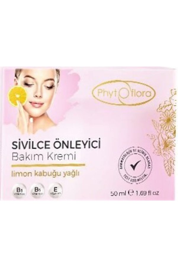 Phyto Flora Sivilce Karşıtı Bakım Kremi 50 Ml(Kimyasal Madde Kullanılmamaktadır.)%100 Saf Ve Organik Formül.