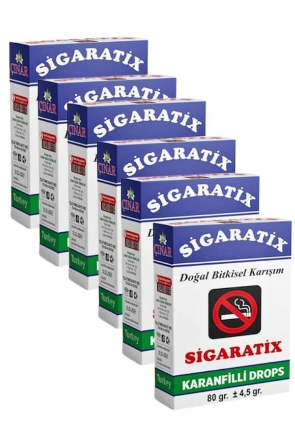 Sigaratix Sigaratix Karanfilli Doğal Bitkisel Karışım 6 Adet