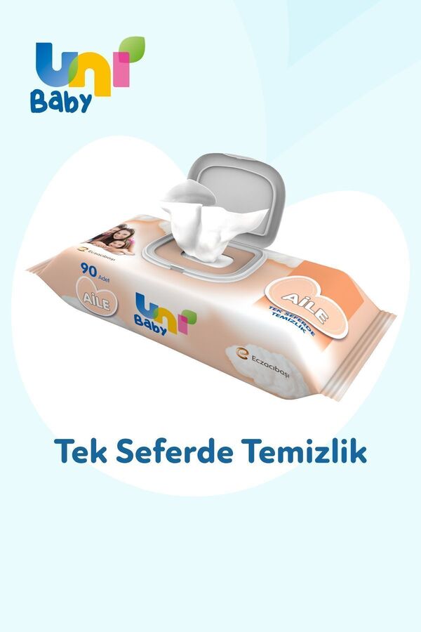 Uni Baby Aile Islak Mendil 12X90 (1080 Yaprak)