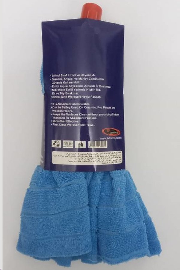 Soft Mop Mikrofiber Havlu Paspas Yedek Mop Ucu 2 Adet