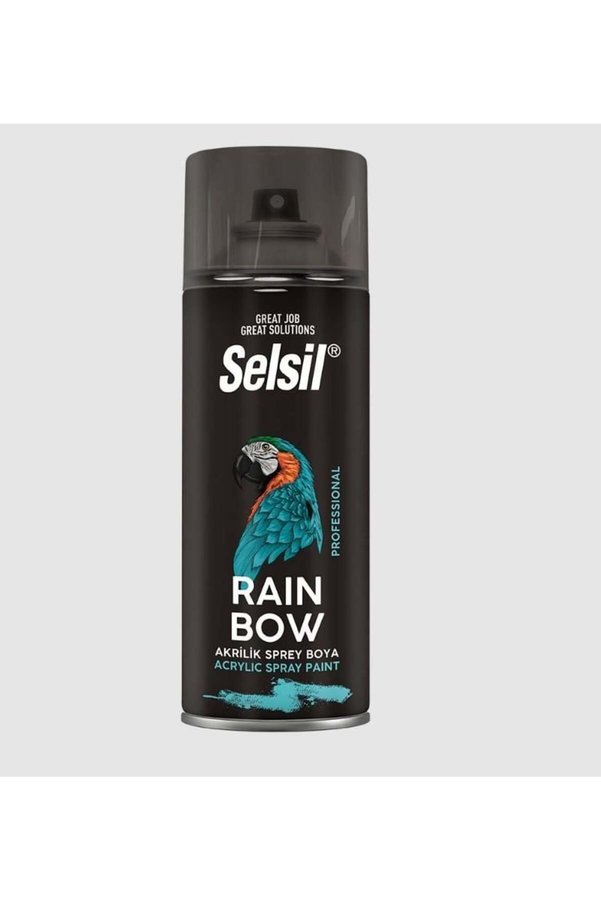 Ethab Ticaret Rainbow Akrilik Sprey Boya 7040 Pencere Gri