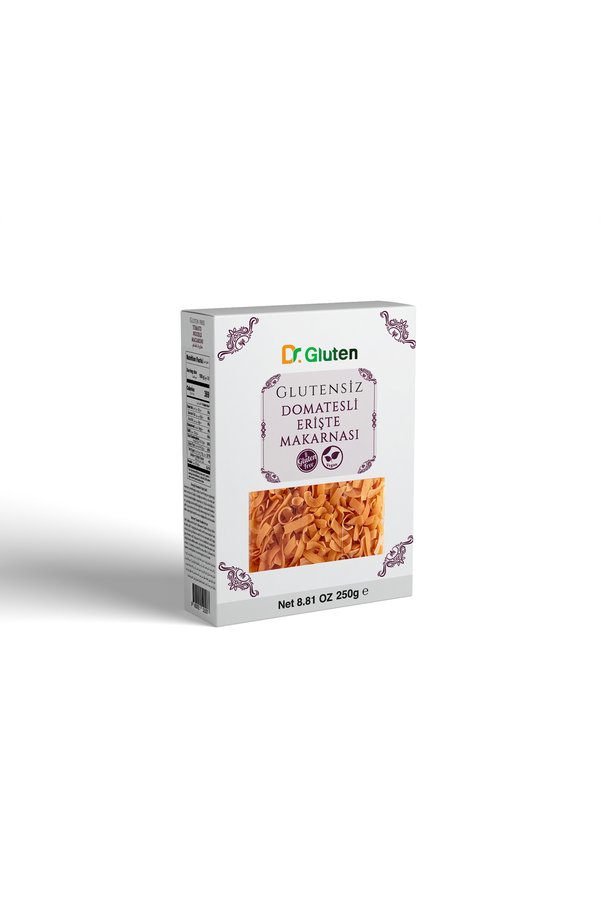 Dr.gluten Dr Gluten Glutensiz Domatesli Erişte Makarnası 250