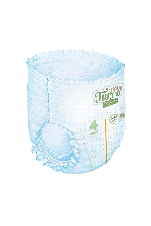 Baby Turco Külot Bebek Bezi Doğadan Beden4 (8-14Kg) Maxi 540 Adet Dev Avantaj Pk