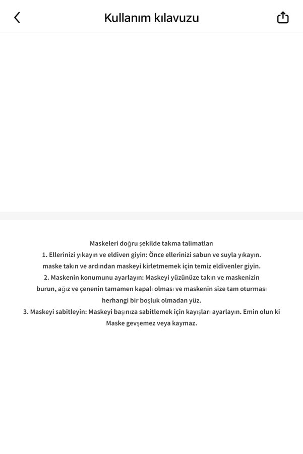 Marmara Buhar Yapmaz Yuz Maskesi Filtresiz Her Yuze Uyar Esnek