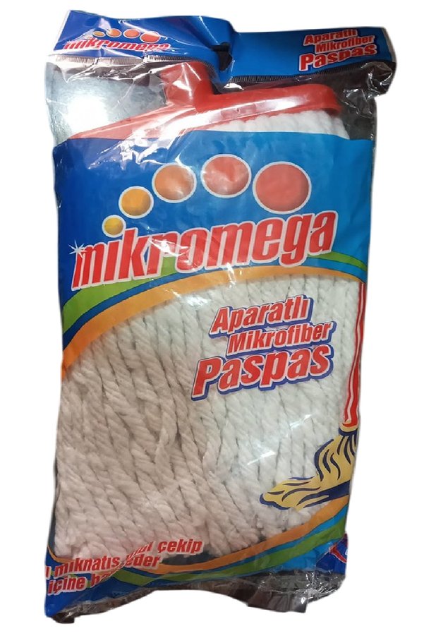 Mikromega Mikro Mega Geniş Mop Pamuklu Püskül Islak Paspas Ucu