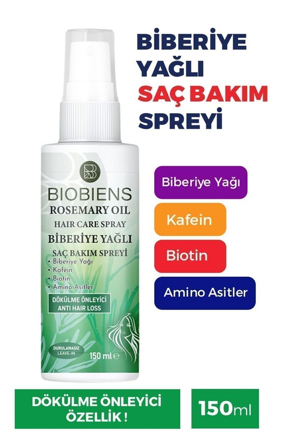Biobiens Biberiye Yağlı Saç Bakım Spreyi 150 Ml