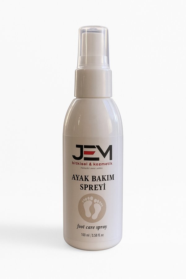 Jem Kozmetik Bitkisel Ayak Bakım Spreyi Foot Care Spray 100 Ml