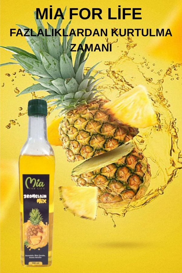 Mia For Life Bromelain Ananas İçeren Şurubu (Koenzim Q10 Ve L-Karnitin