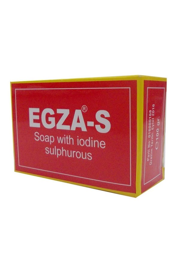 Egza-S Kükürtlü Sabunu 100 Gr Ezga Kükürt Sabunu Cilt Yüz Için