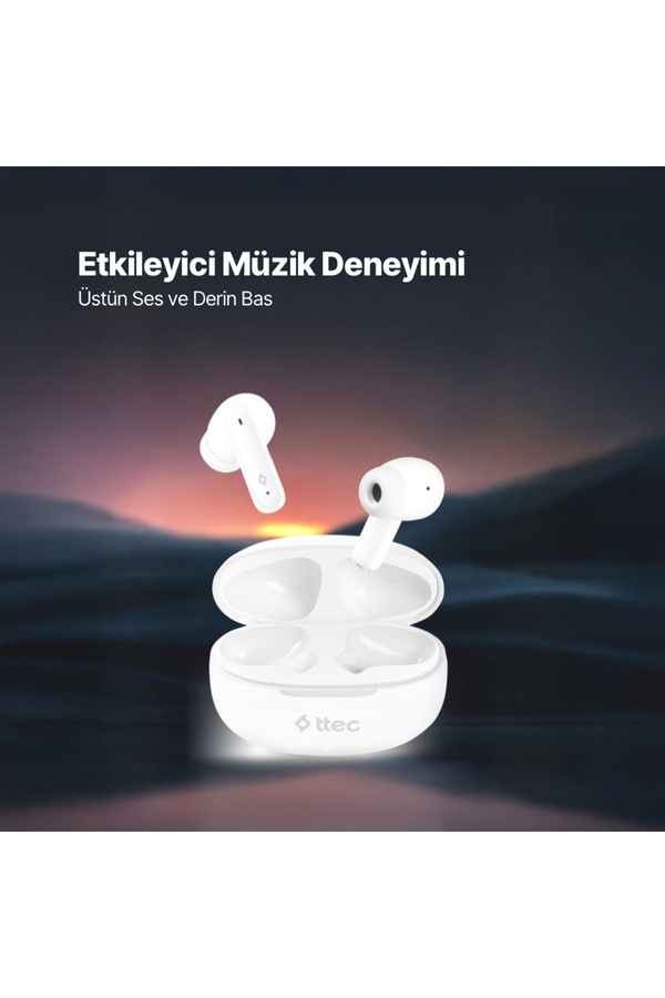 Ttec Airbeat Clap Gerçek Kablosuz Tws Bluetooth Kulaklık- 2Km160