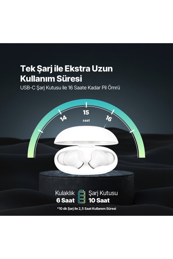 Ttec Airbeat Clap Gerçek Kablosuz Tws Bluetooth Kulaklık- 2Km160